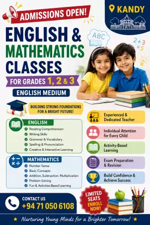 Grade 1,2,3 - Math, English and Science- English Medium