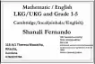 Grade 1/2 maths /english - Cambridge and local syllabus for students