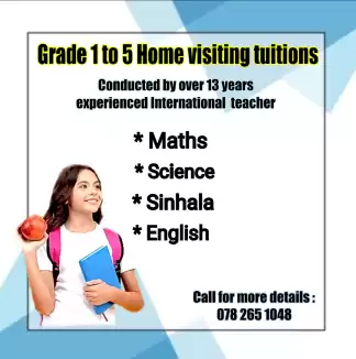 Grade 1 to 5 Tuitions