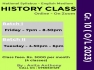 Grade 10 History Classes (English Medium) - Online
