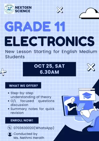 Grade 11 Electronics (English Medium)