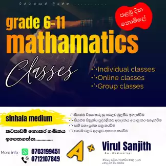 Grade 6-11 mathematics classes