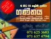 Grade 6 - 11 Mathematics sinhala medium Group Class & Home Visit &