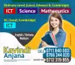 Grade 6-11 Maths, Science, ICT(English / Sinhala Medium) :(Local/Cambridge Syllabus)
