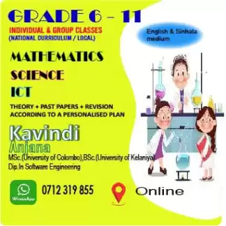 Grade 6-11 (O/L) Science, Maths, ICT(English / Sinhala Medium) : Local Syllabus