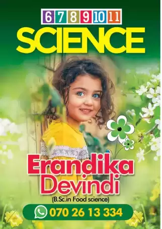Grade 6-11 Science classes English medium and Sinhala medium