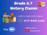 GRADE 6,7 HISTORY ONLINE CLASSES
