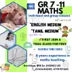 GRADE 7 TO 11 Maths classes ONLINE