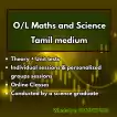 Grade 8 - 11 - Science And Maths classes for Tamil medium students