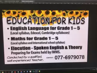 Group classes for Elocution