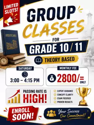 GROUP CLASSES - HISTORY (10/11)