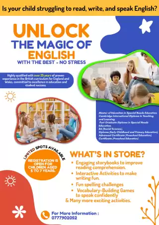 Group classes to read, write and speak English like a pro