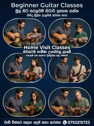 Guitar Classes (Home Visit)