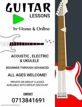GUITAR LESSONS | Acoustic • Electric • Ukulele