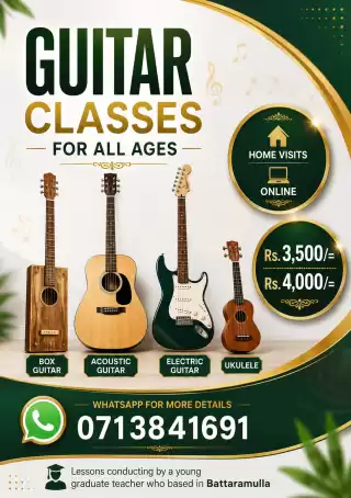 Guitar Lessons : Guitar Classes : Home Visit Guitar Lessons For All Ages