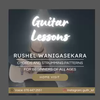 GUITAR LESSONS—HOME VISIT GUITAR LESSONS—HOME VISIT