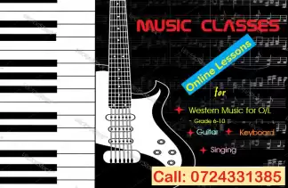 GUITAR, ORGAN, PIANO & VIOLIN CLASSES