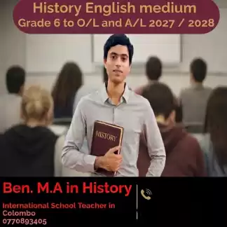 History A/L , 2027 and 2028 ( English Medium)
