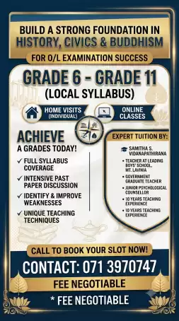 📚 History, Civics & Buddhism Classes: Grades 6 – 11