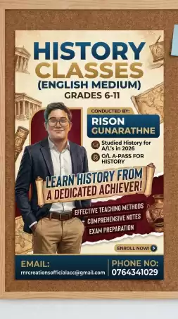 History Classes for Grade 6 to Grade 11 students