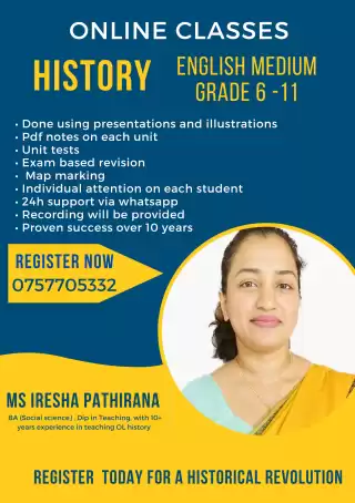 History English medium ONLINE