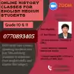 History English Medium Online class