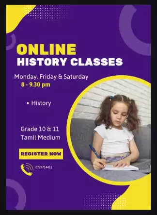 History Online classes for Grade 10 & 11