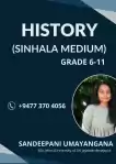 History- Sinhala Medium (Grade 6-11)