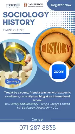 History & Sociology - IGCSE | O LEVEL | IAS | IA2 | A LEVEL History & Sociology - IGCSE | O LEVEL | IAS | IA2 | A LEVEL