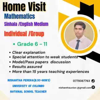 Home visit Mathematics Grade 6-11