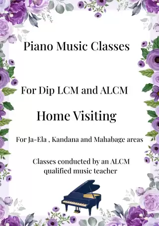 Home Visiting Classes for Dip LCM and ALCM
