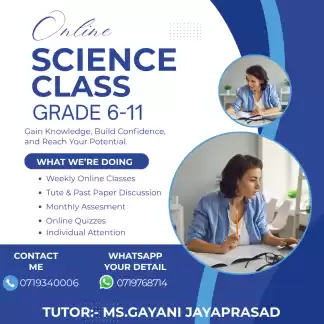 🔬✨ විද්‍යාවට දක්ෂයෙක් වෙන්න අදම එකතු වෙන්න! I Grade 6-11 I Online Science Classes I Local Syllabus I Sinhala Medium