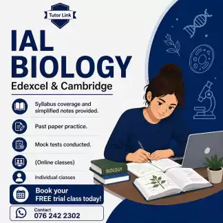 IAL BIOLOGY CLASS