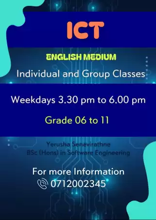 ICT Classes for Grade 06 to 11 ICT Classes for Grade 06 to 11