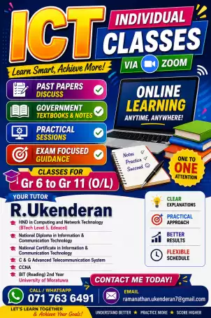 ICT classess for Gr 6 to Gr 11
