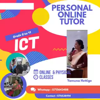 ICT for Grade 6 to 11 Sinhala & English Medium