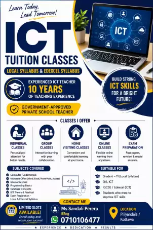 ICT for O/L