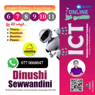 ICT - Grade 6 To 11 (English Medium/ Sinhala Medium) ICT - Grade 6 To 11 (English Medium/ Sinhala Medium)