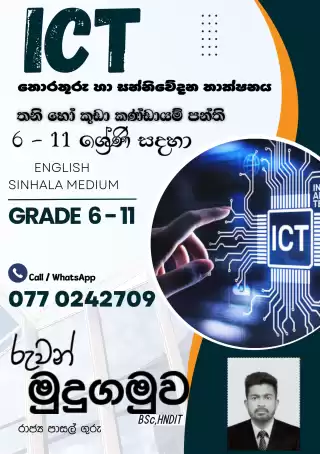 ICT Individual, Group Or Online Class O/L 6 -11