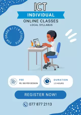 💻 ICT Made Easy | Online Individual Classes for Grades 6, 7 & 8 (Local Syllabus)