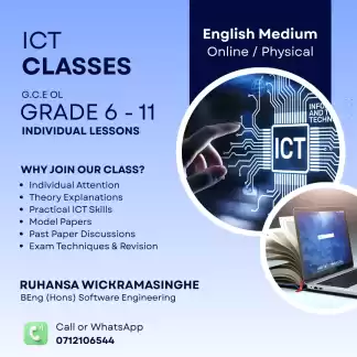 ICT Tuition Classes | Grade 6 - 11