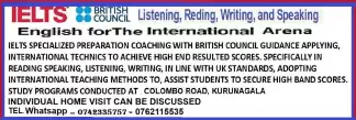 IELTS ENHLISH FOR THE INTERNAYIONAL ARENA