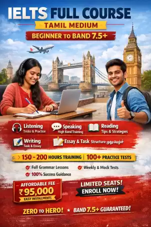 IELTS FULL COURSE personal class (200 hours)