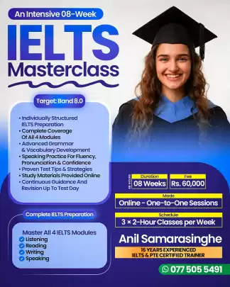 IELTS MASTER CLASS IN 60 DAYS
