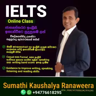 IELTS ONLINE CLASS