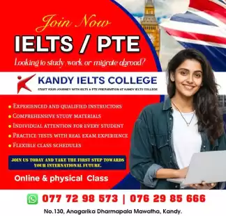 IELTS & PTE CLASSES IN KANDY