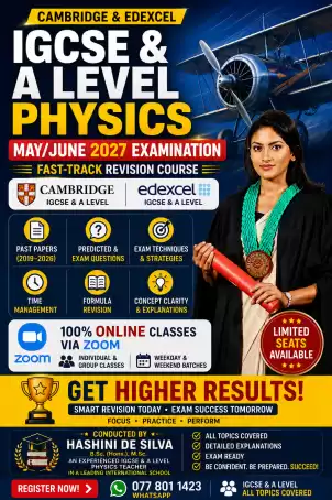 IGCSE & A LEVEL PHYSICS | MAY/JUNE 2027 — FAST-TRACK REVISION COURSE