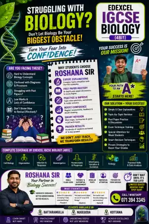 IGCSE Biology (Edexcel and Cambridge)
