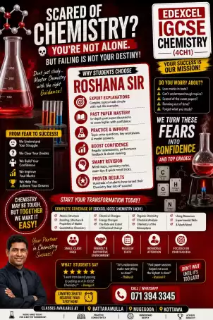 IGCSE Chemistry (Edexcel and Cambridge)