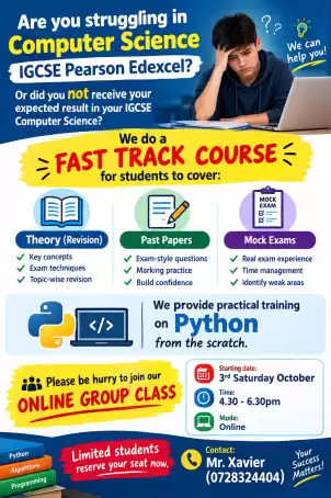 IGCSE Computer Science(Pearson Edexcel)